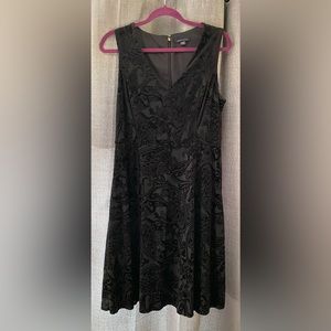 Tommy Hilfiger Women's Floral-Burnout Fit & Flare Dress- Women’s Size 12